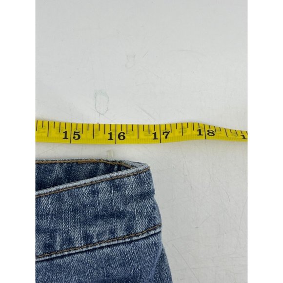 Izod Jeans Modern Fit Boot Cut Hi-Rise Size 12 Women's Denim Flap Pockets - Picture 8 of 11